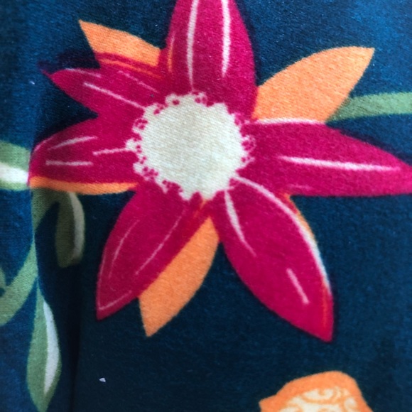 NWOT LulaRoe Floral Leggings - Picture 5 of 5